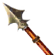 Dull Iron Short Spear