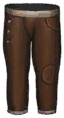 Crude Tattered Leather Breeches