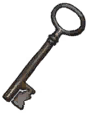 Web-covered Storage Chest Key