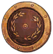Platinum-Inlaid Buckler