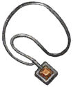 Cracked Garnet Amulet