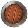 Battered Round Shield